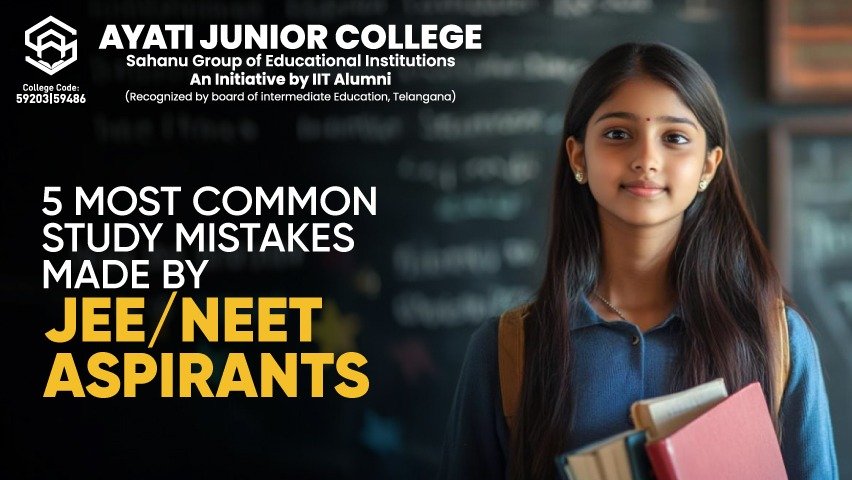 Study Mistakes by JEE/NEET Aspirants